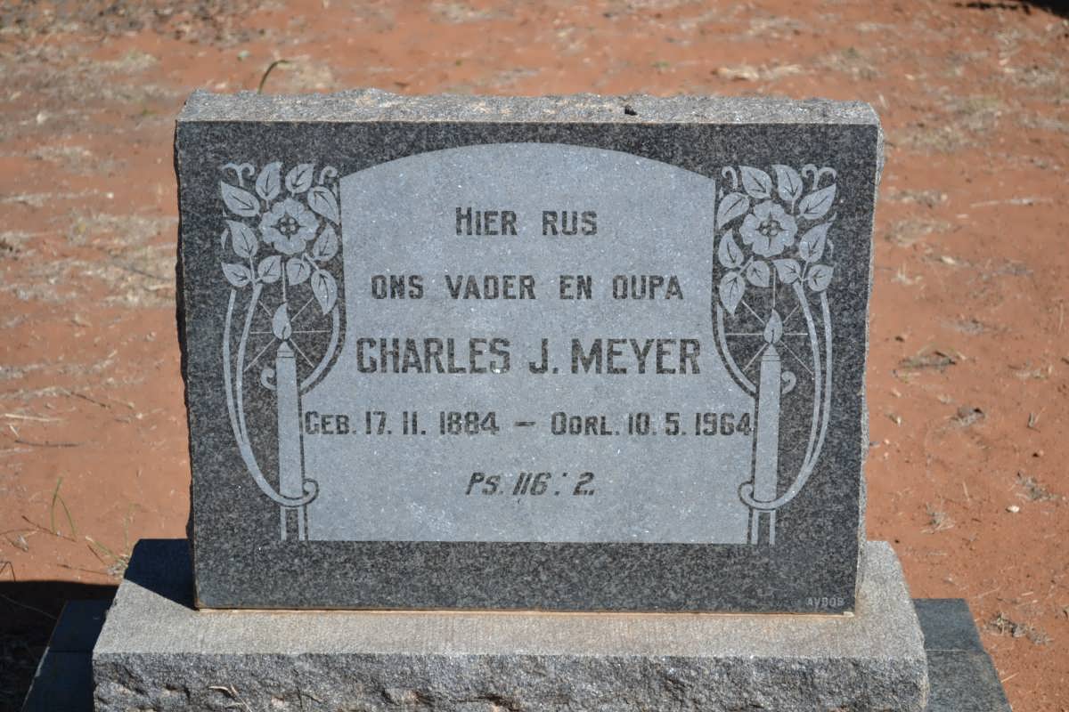 MEYER Charles J. 1884-1964