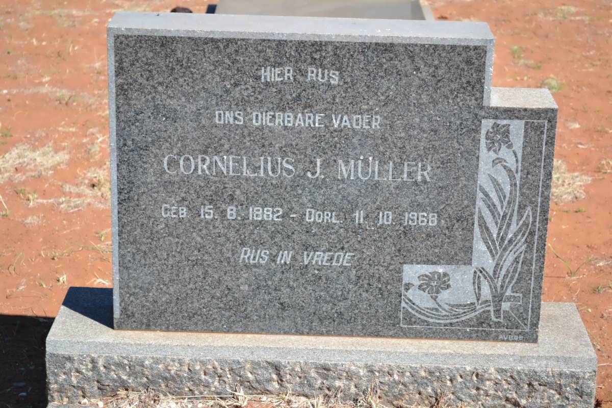 MULLER Cornelius J. 1882-1968