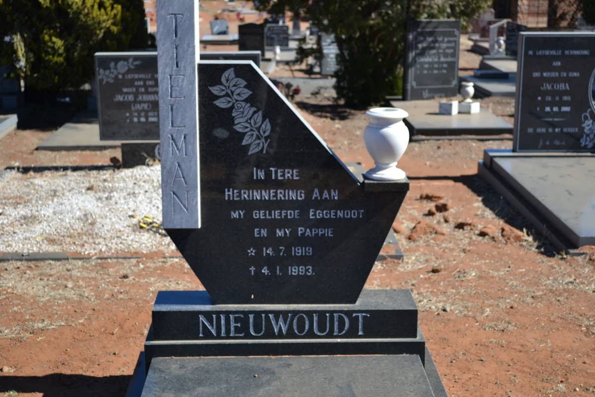 NIEUWOUDT Tielman 1919-1993
