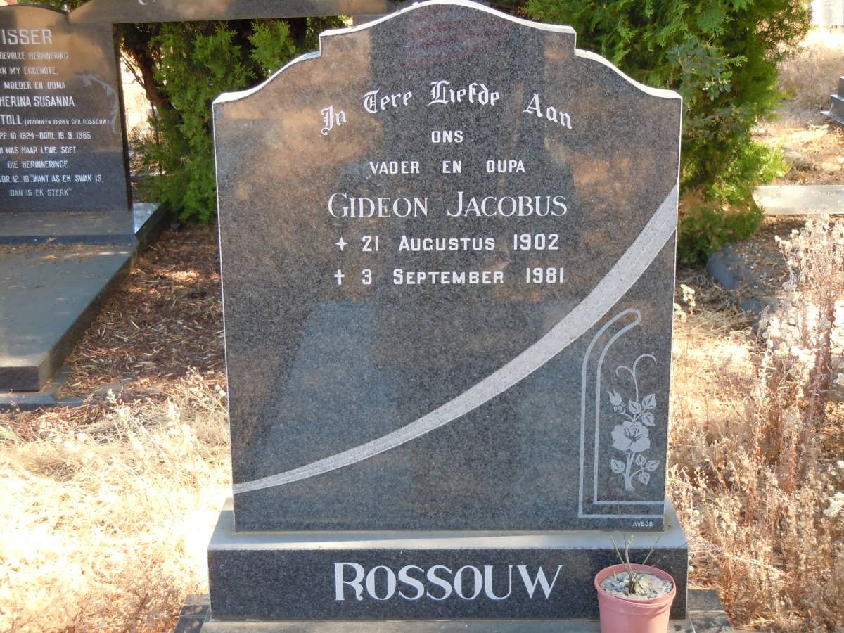 ROSSOUW Gideon Jacobus 1902-1981