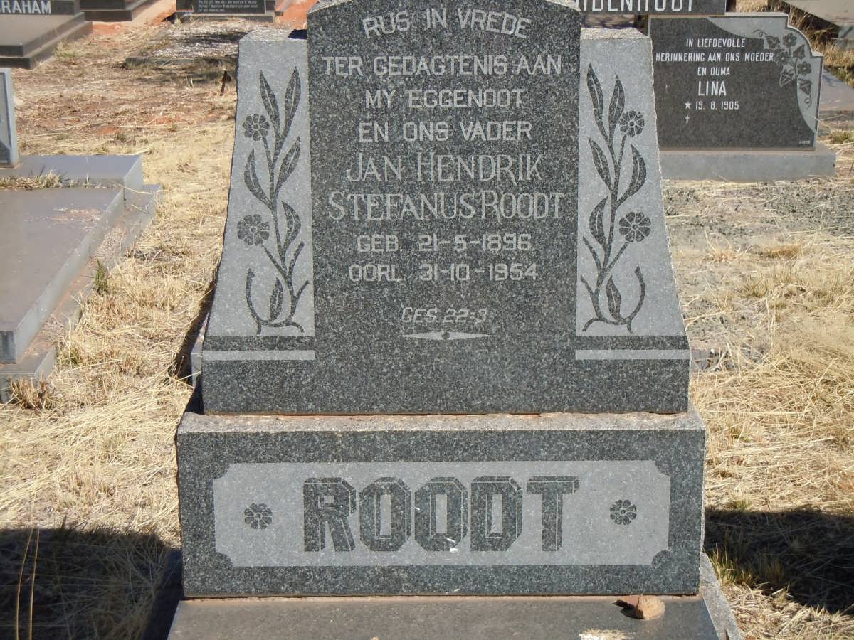ROODT Jan Hendrik Stefanus 1896-1954