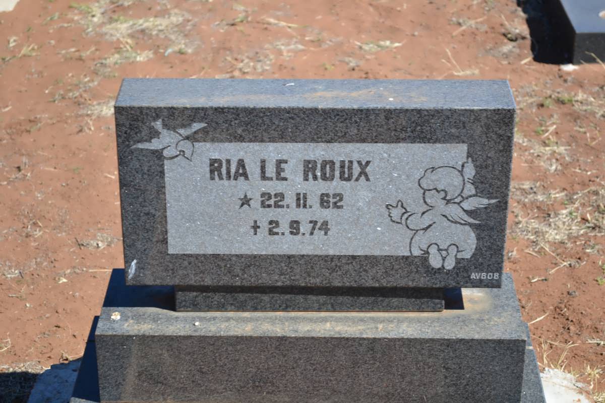 ROUX Ria, le 1962-1974