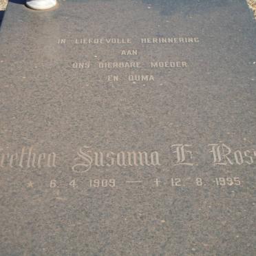ROSSOUW Dorethea Susanna E. 1909-1995