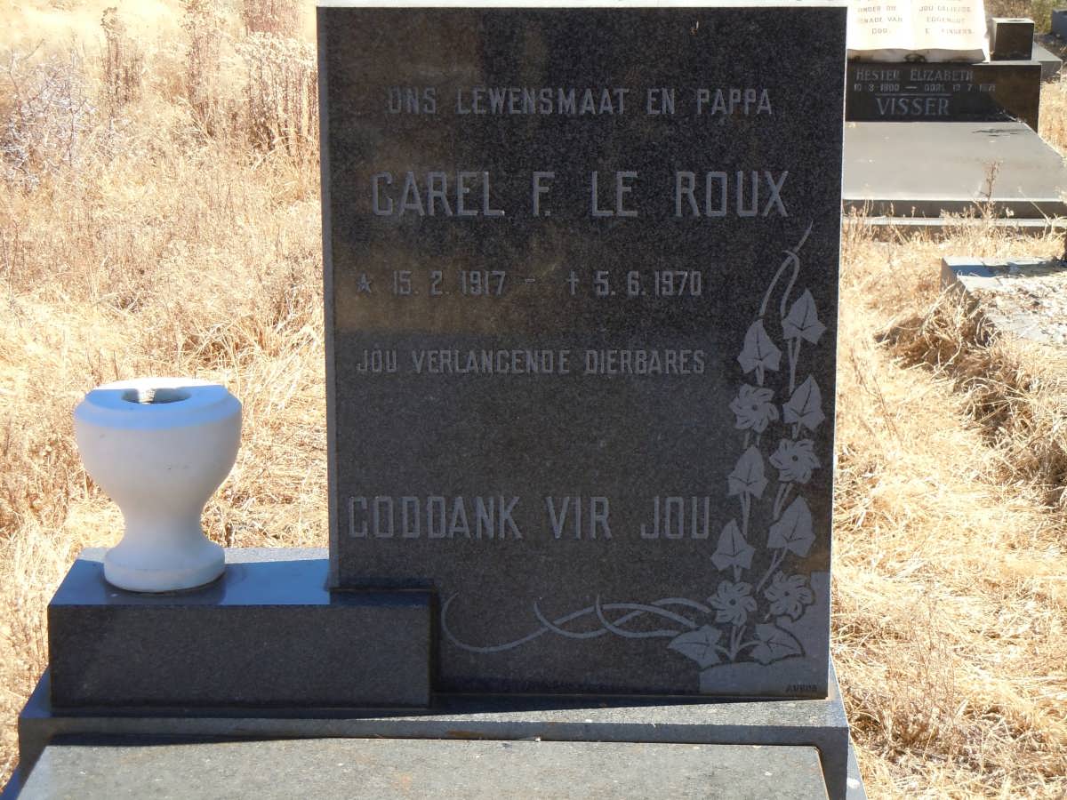 ROUX Carel F., le 1917-1970