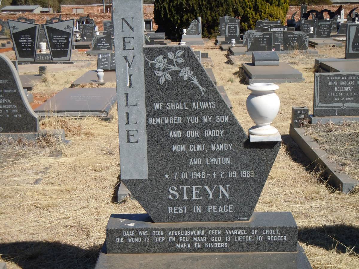 STEYN Neville 1946-1983