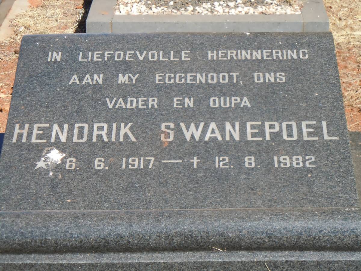SWANEPOEL Hendrik 1917-1982