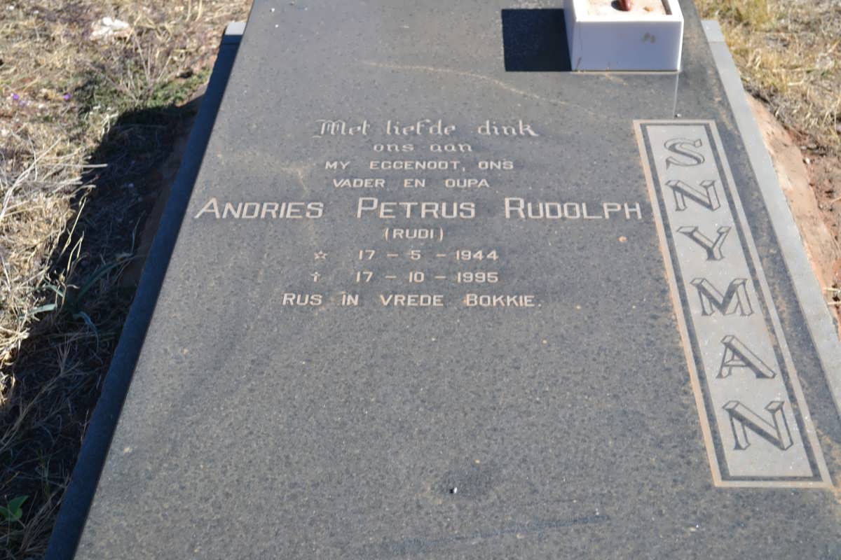 SNYMAN Andries Petrus Rudolph 1944-1995