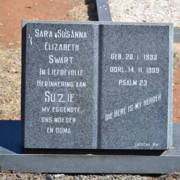 SWART Sara Susanna Elizabeth 1933-1999