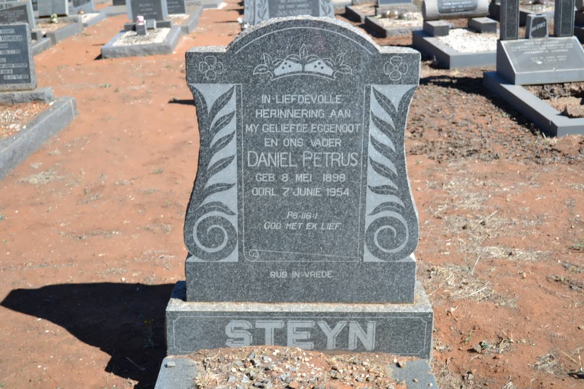 STEYN Daniel Petrus 1898-1954