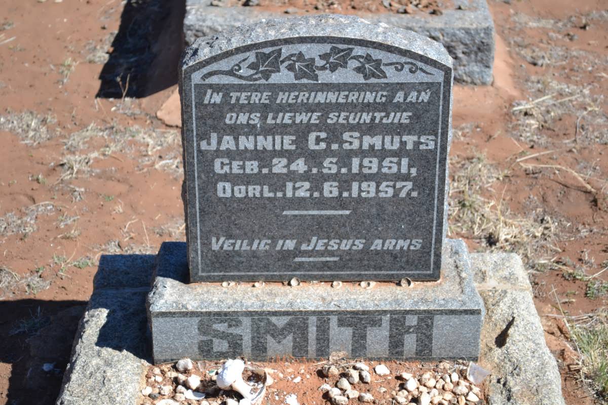 SMITH Jannie C. Smuts 1951-1957
