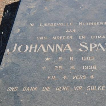 SPAMER Johanna 1905-1996