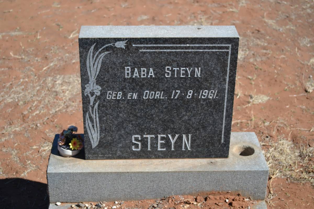 STEYN Baba 1961-1961