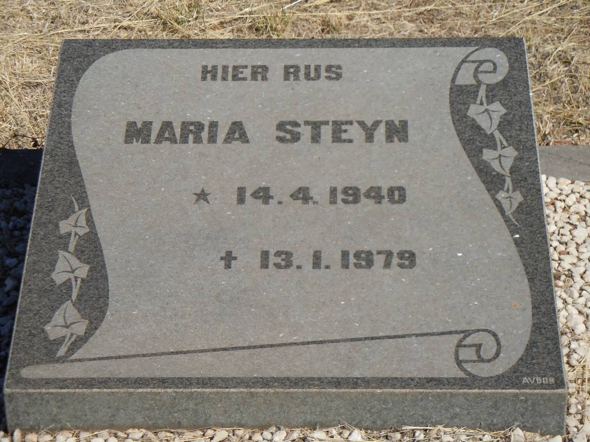 STEYN Maria 1940-1979