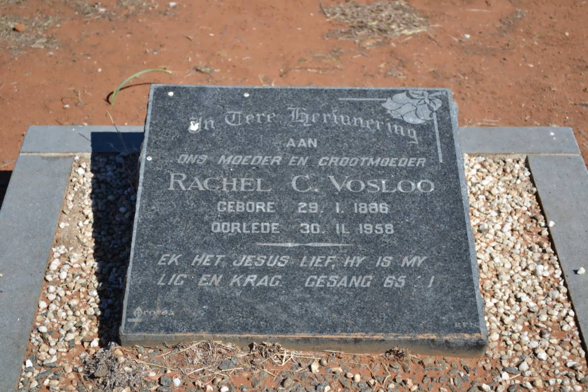 VOSLOO Rachel C. 1886-1958