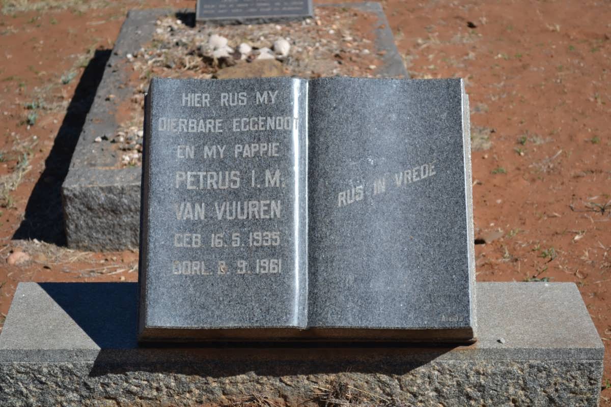VUUREN Petrus I.M., van 1935-1961