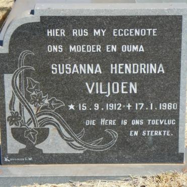VILJOEN Susanna Hendrina 1912-1980