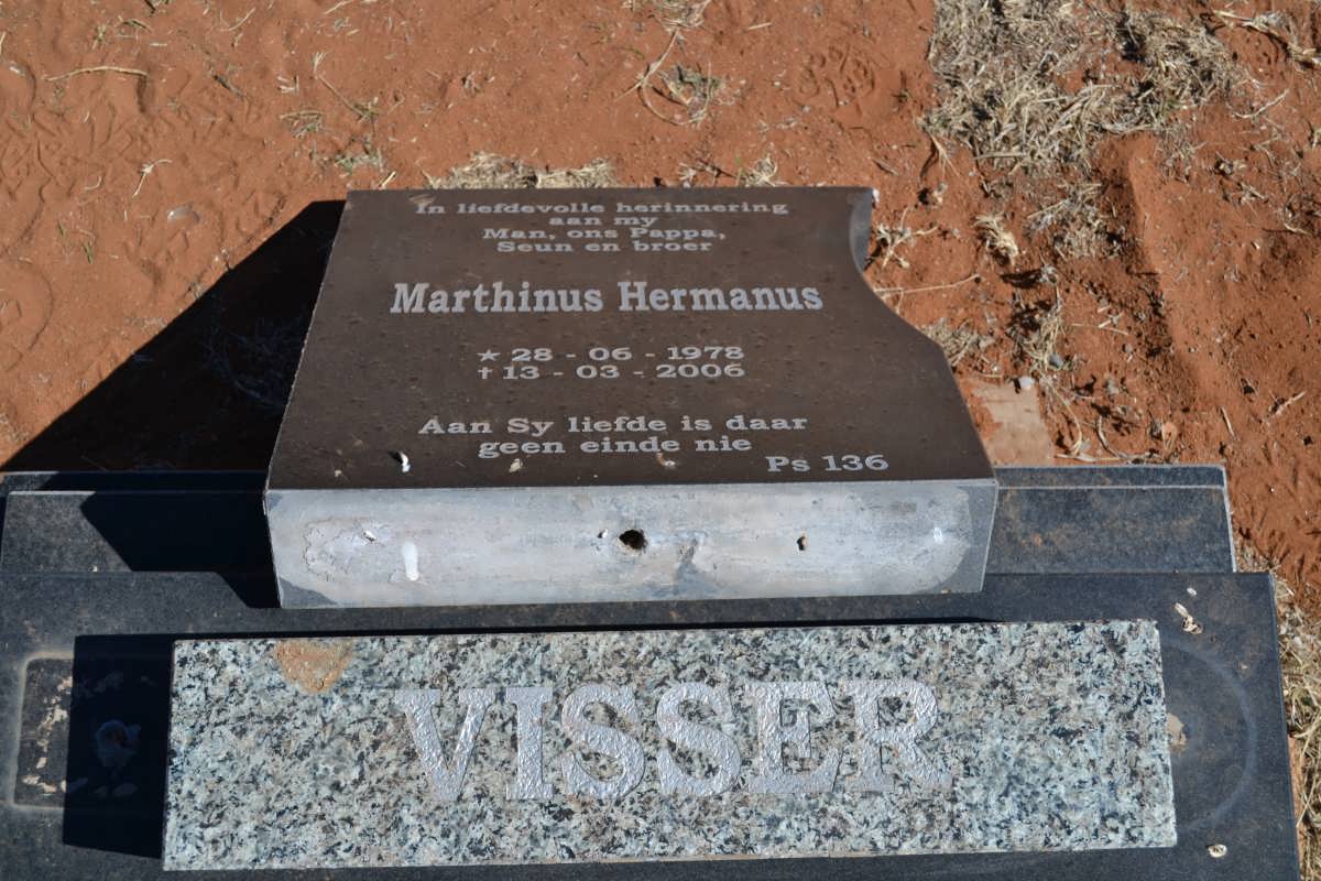 VISSER Marthinus Hermanus 1978-2006