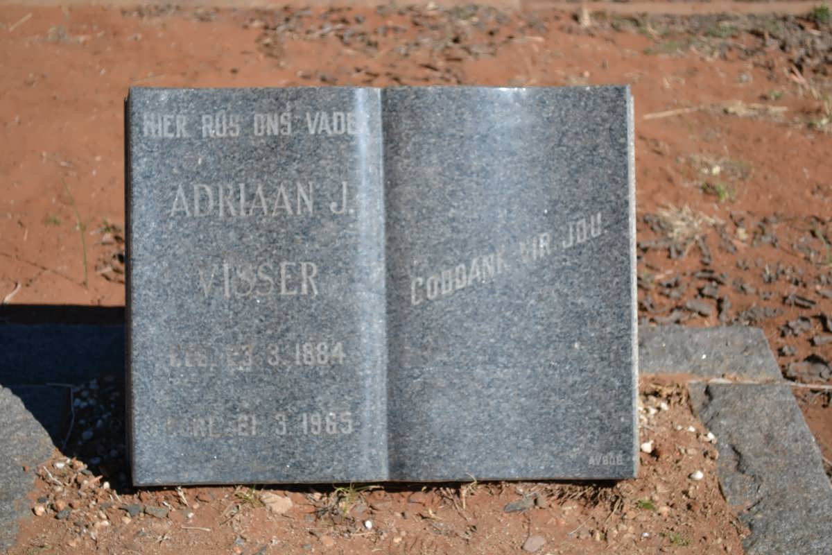 VISSER Adriaan J. 1884-1965