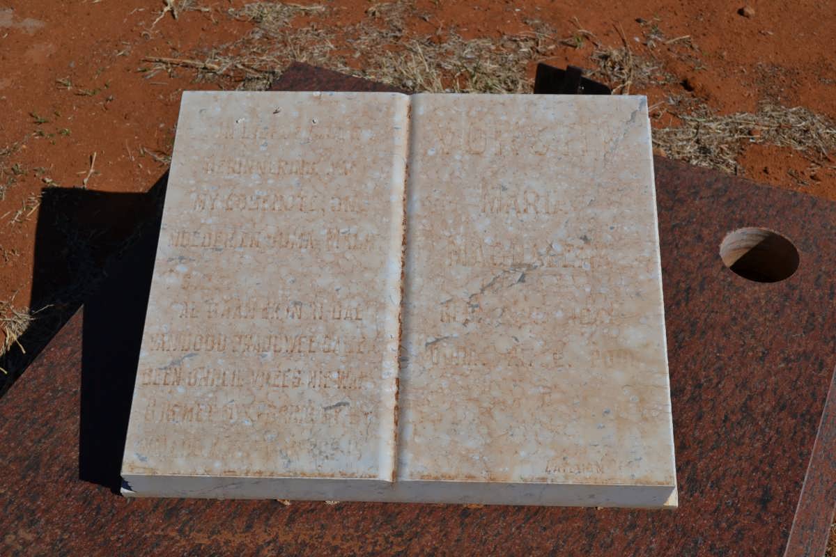 VORSTER Maria Magdalena 1949-2005