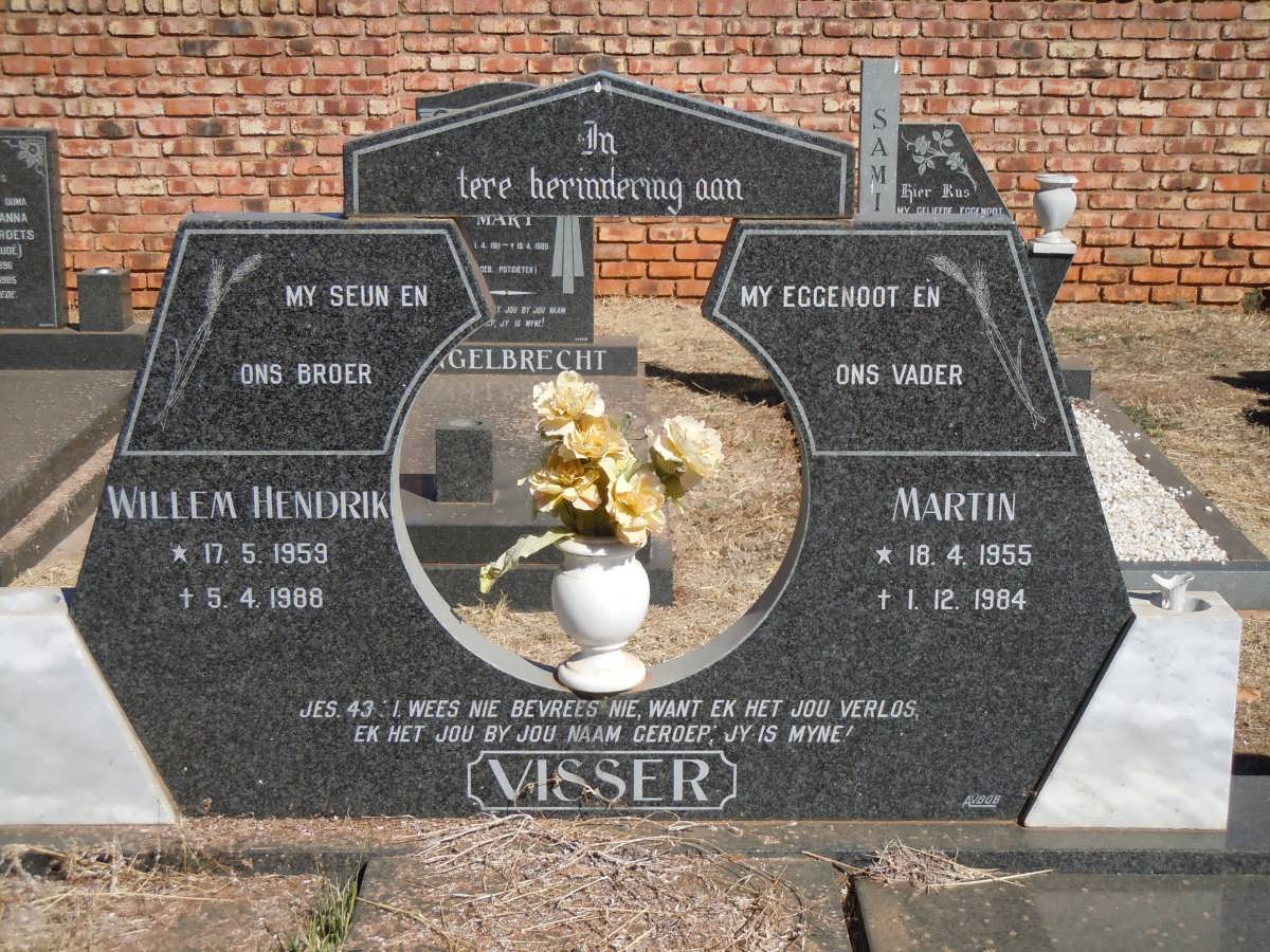 VISSER Martin 1955-1984 :: VISSER Willem Hendrik 1959-1988