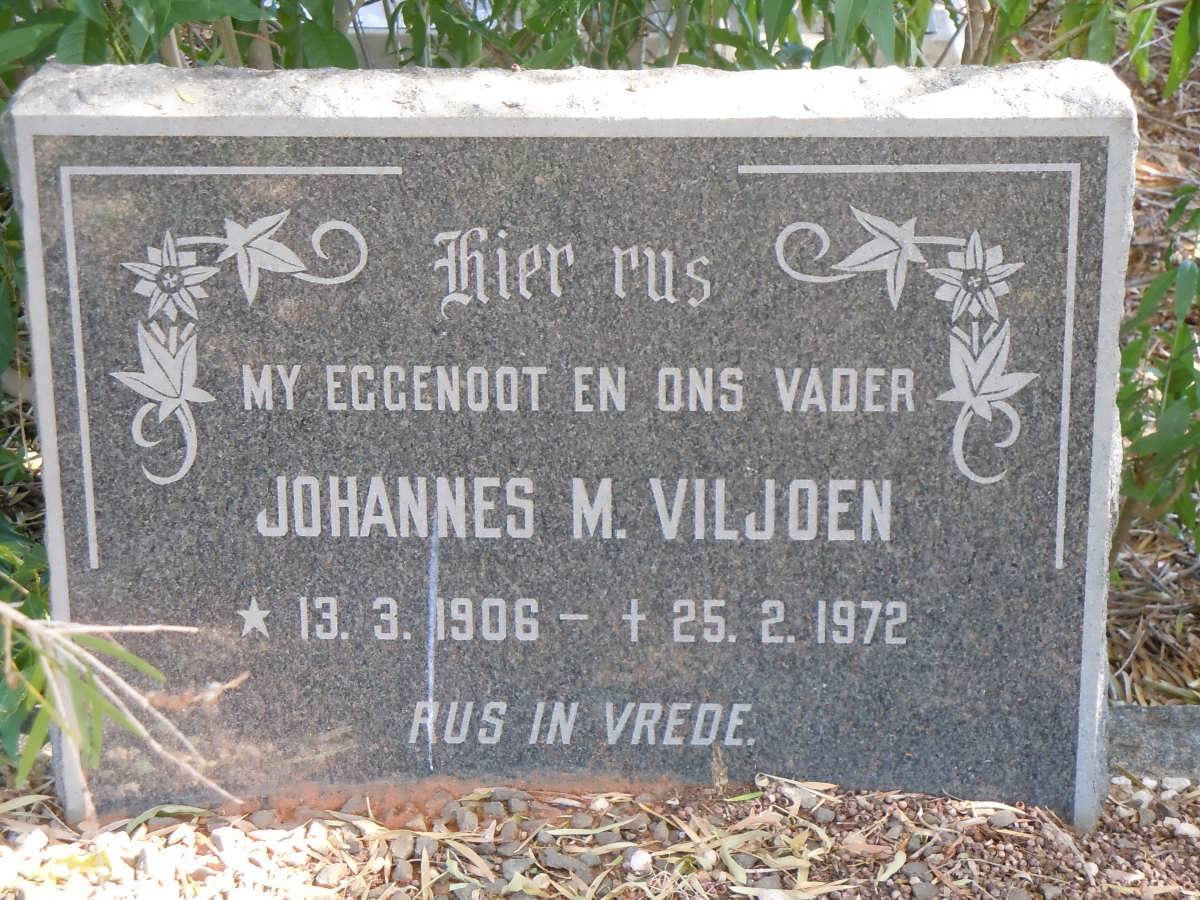 VILJOEN Johannes M. 1906-1972