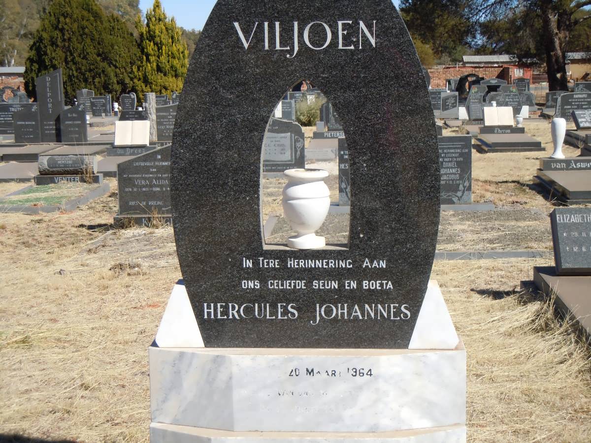 VILJOEN Hercules Johannes 1964-1977