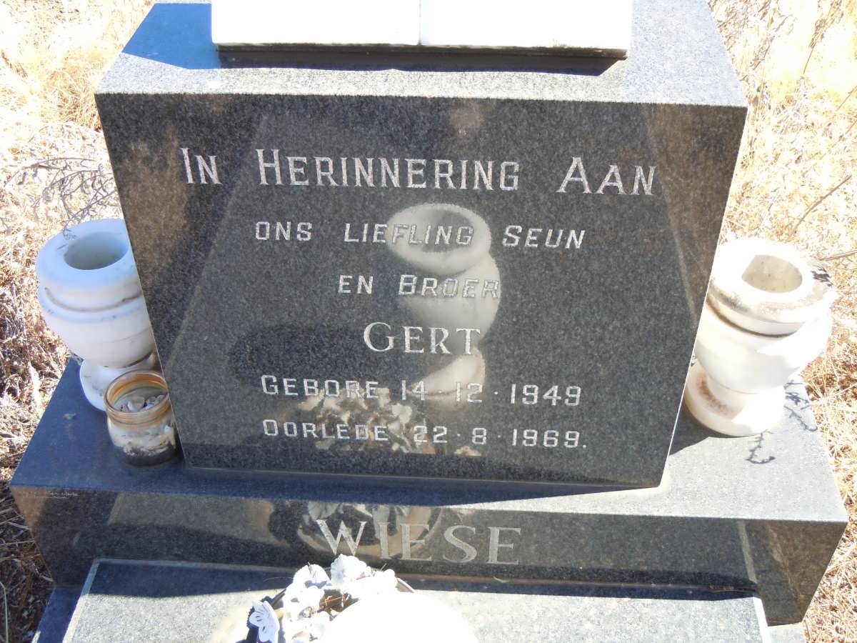 WIESE Gert 1949-1969