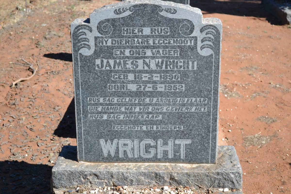 WRIGHT James N. 1890-1952