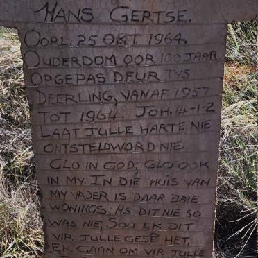 GERTSE Hans -1964