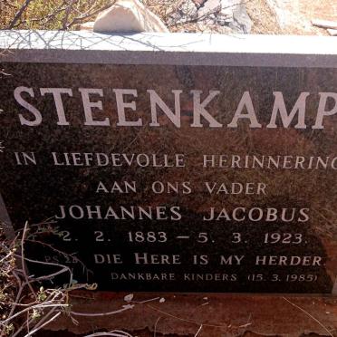 STEENKAMP Johannes Jacobus 1883-1923