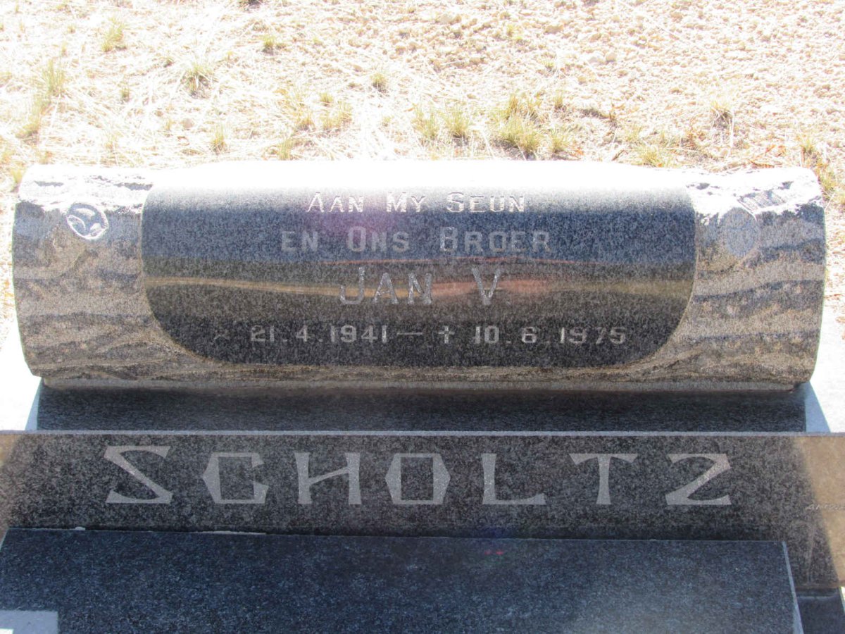 SCHOLTZ Jan V. 1941-1975
