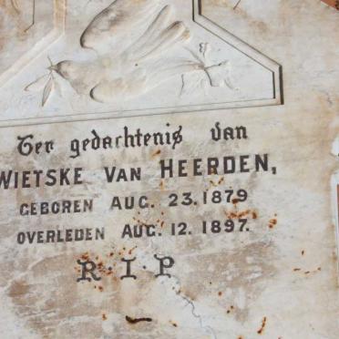 HEERDEN Wietske, van 1879-1897