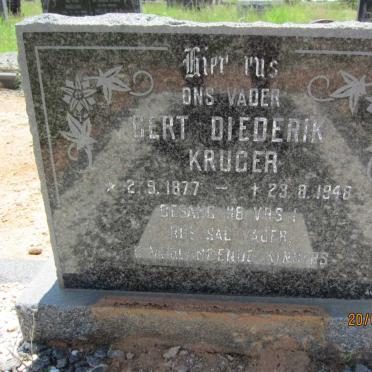 KRUGER Gert Diederik 1877-1948