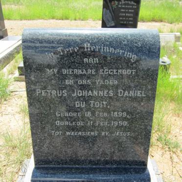 TOIT Petrus Johannes Daniel, du 1899-1950