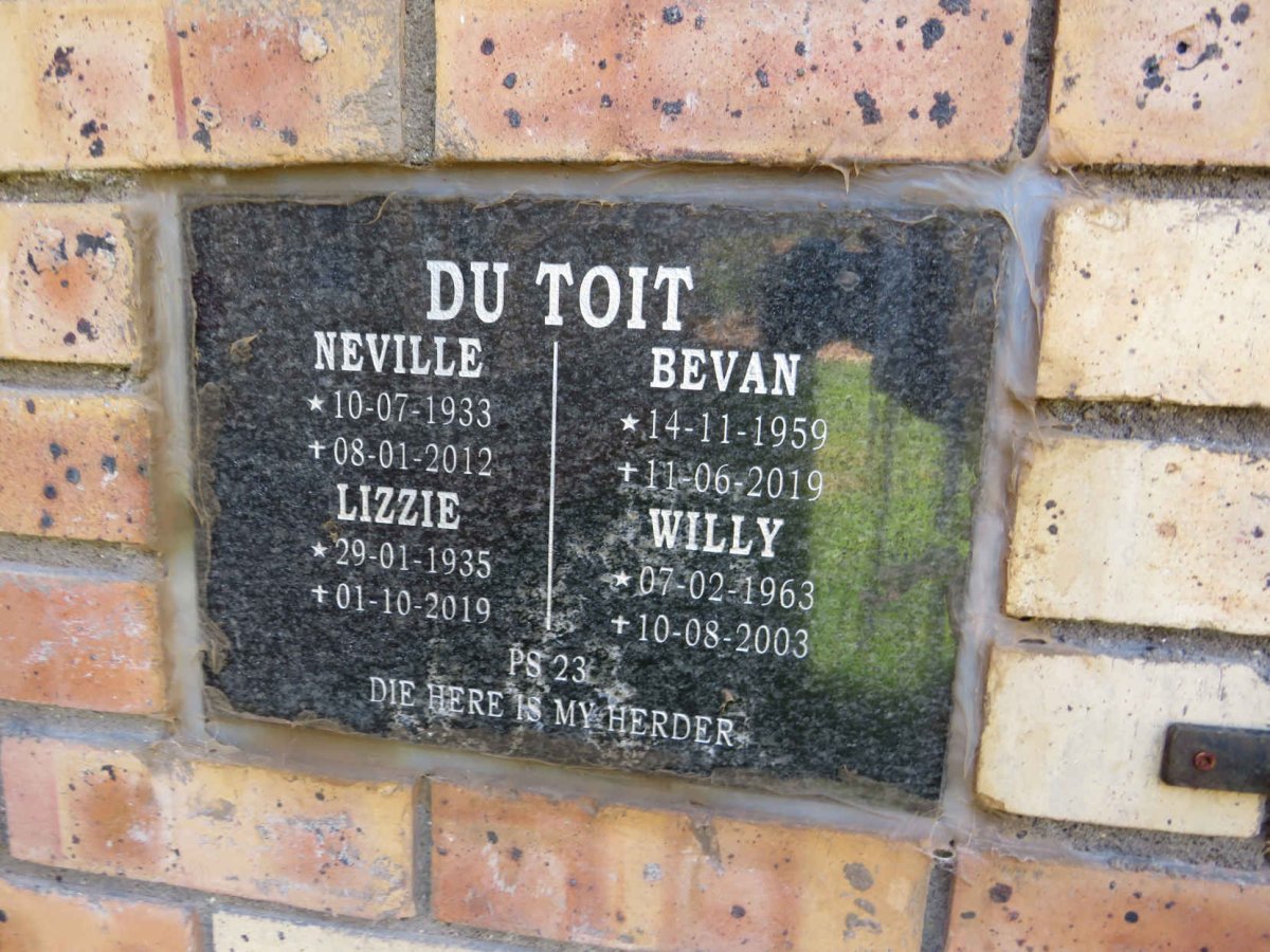 TOIT, du - see list 