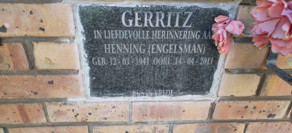 GERRITZ Henning 1941-2011