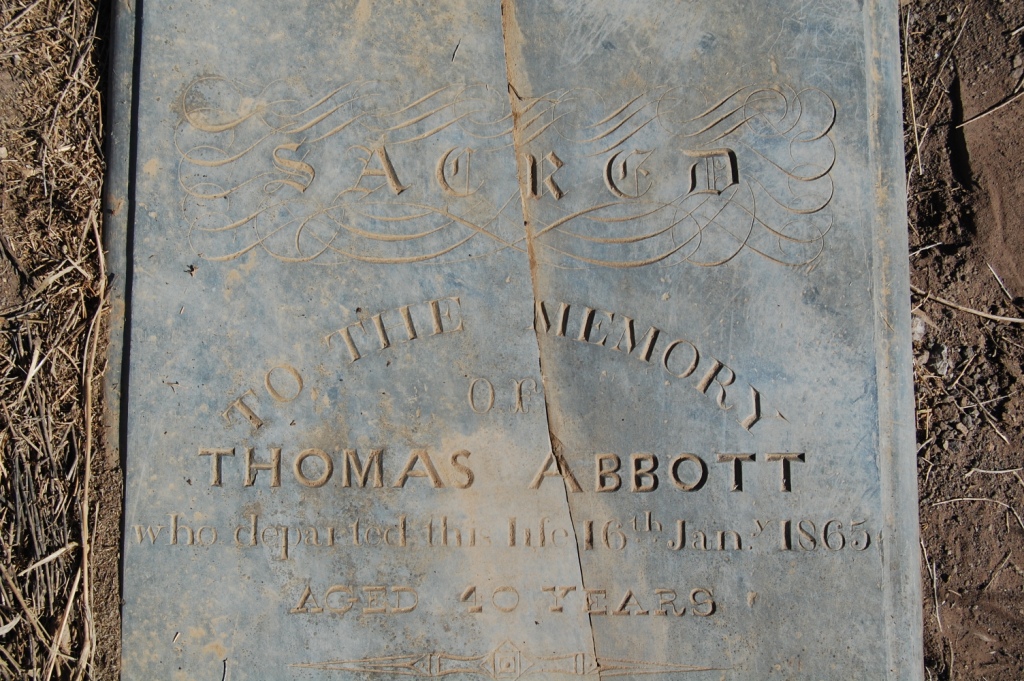 ABBOTT Thomas -1865