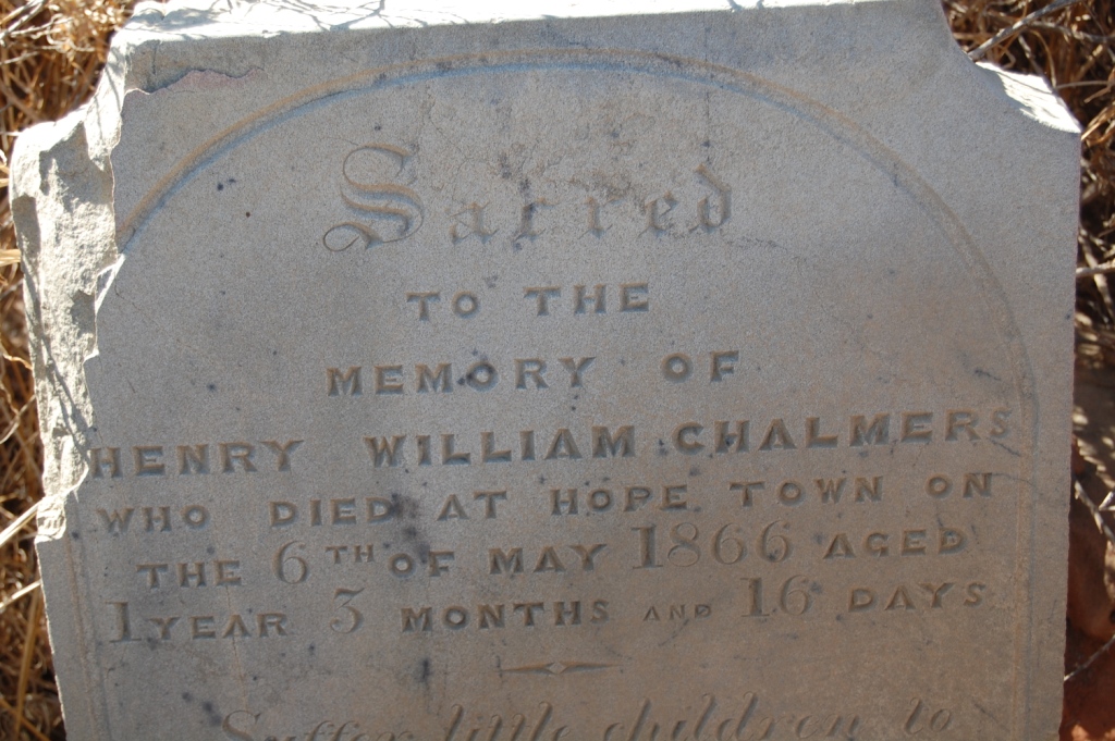 CHALMERS Henry William -1866