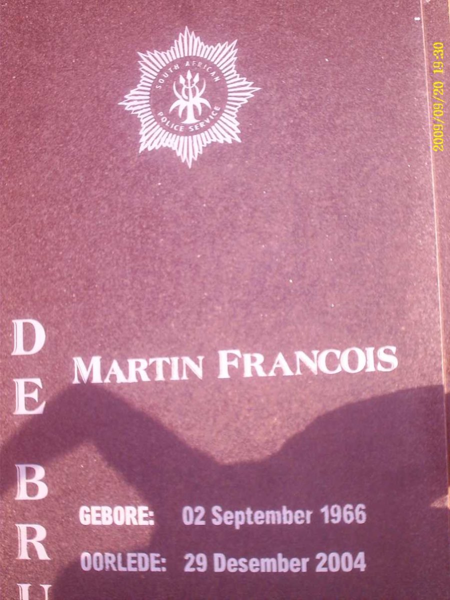 BRUYN Martin Francois, de 1966-2004