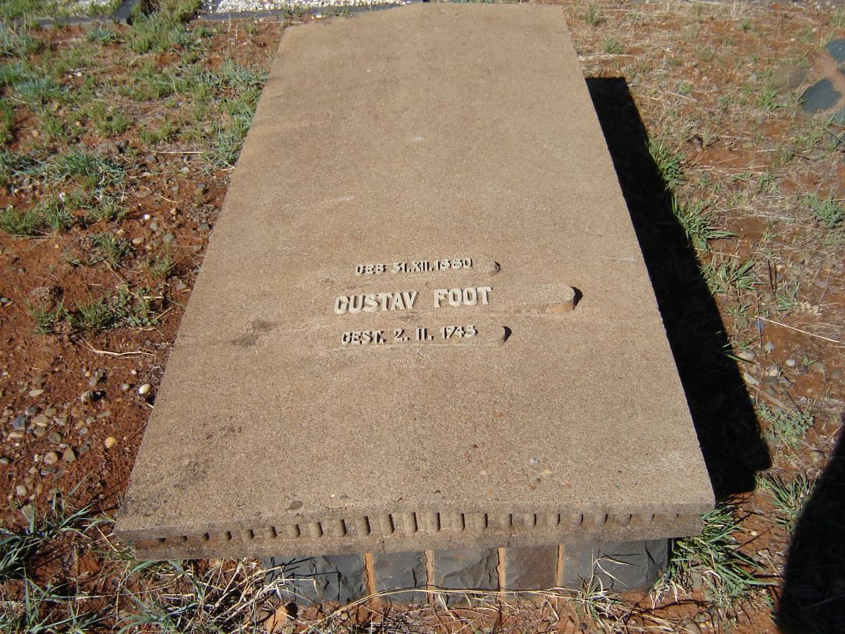 FOOT Gustav 1880-1945