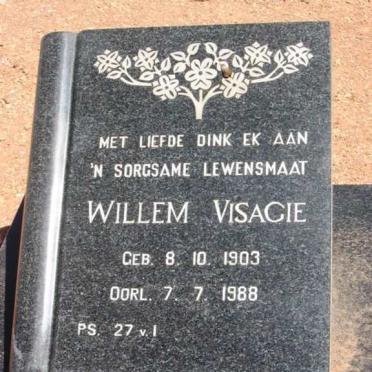 VISAGIE Willem 1903-1988 &amp; Anna C.W. DU PLESSIS 1916-1978