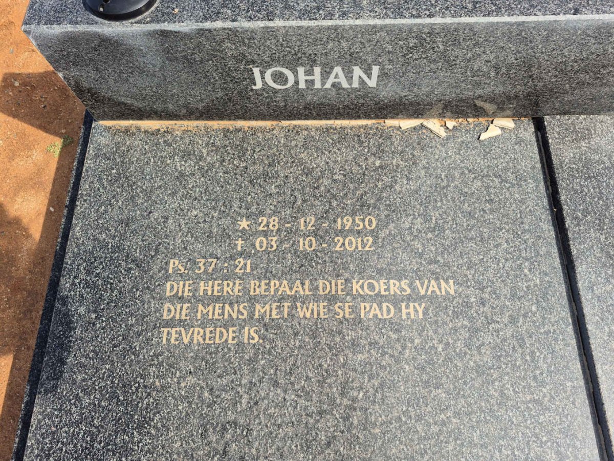 RENSBURG Johan, Janse van 1950-2012 & Bernadine 1956-_2