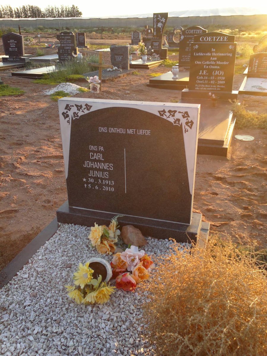 ? Carl Johannes Junius 1913-2010