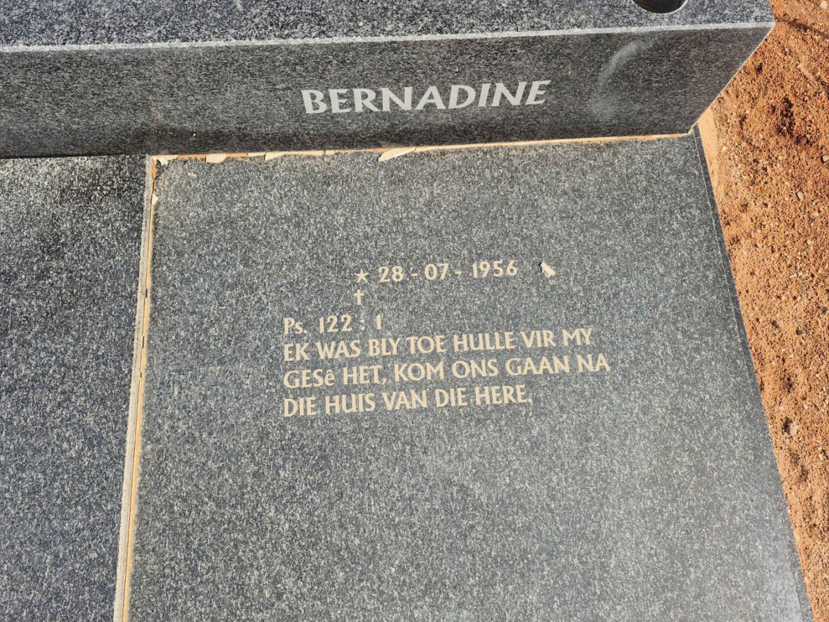 RENSBURG Johan, Janse van 1950-2012 & Bernadine 1956-_3