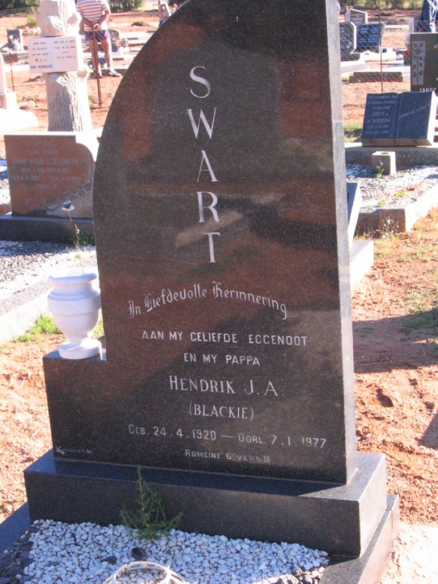 SWART Hendrik J. 1920-1977