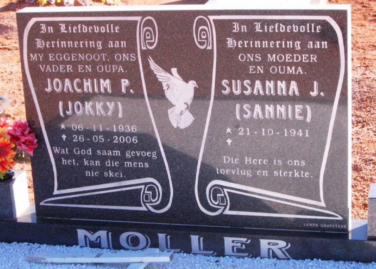 MOLLER Joachim P. 1936-2006 &amp; Susanna J. 1941-