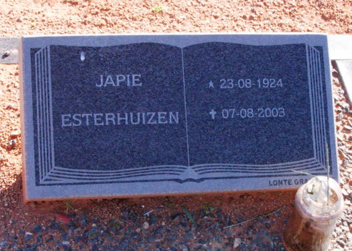 ESTERHUIZEN Japie 1924-2003