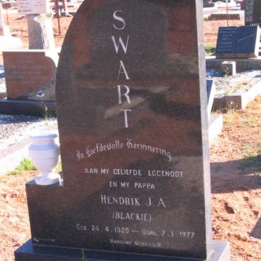 SWART Hendrik J. 1920-1977