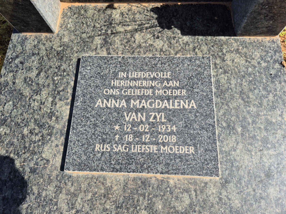 ZYL Jasper Nicolaas, van 1933-2003 & Anna Magdalena 1934-2018_2