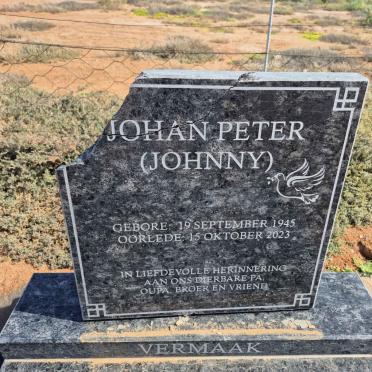 VERMAAK Johan Peter 1945-2023